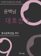 윤백남 - 대호전 1 표지 이미지