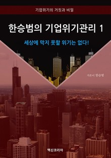 기업위기의 거짓과 비밀: 한승범의 기업위기관리 1