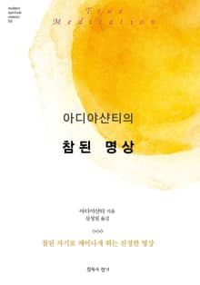 아디야샨티의 참된 명상