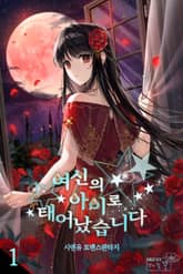 여신의 아이로 태어났습니다 표지 이미지