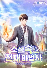 소설 속 천재 마법사 표지 이미지