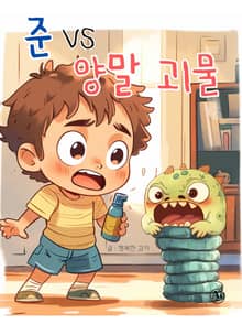 준 VS 양말 괴물