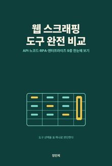 2026년 웹 스크래핑 도구 완전 비교: API·노코드·RPA·엔터프라이즈 9종 한눈에 보기