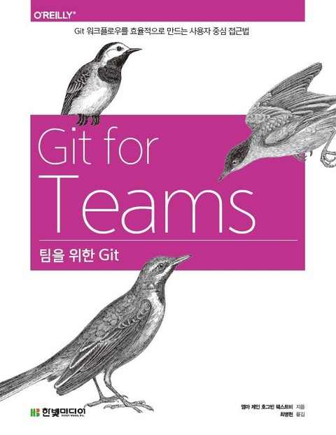 팀을 위한 Git 표지 이미지