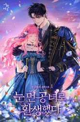 눈 먼 공녀로 환생했다 표지 이미지