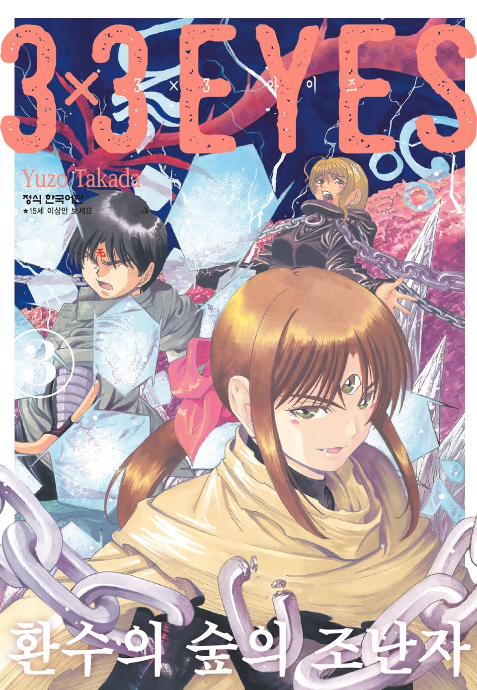 3X3 EYES 환수의 숲의 조난자 3권
