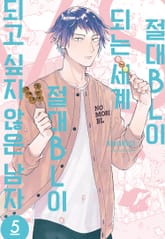 절대 BL이 되는 세계 VS 절대 BL이 되고 싶지 않은 남자 표지 이미지