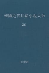 한국 근대장편소설대계 30권 표지 이미지