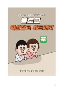 블로그 멱살잡고 하드캐리
