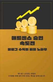 애드센스 승인 속도전