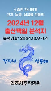 2024년 12월 출산택일 분석지 표지 이미지