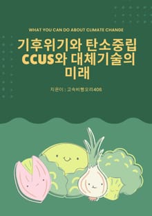 기후위기와 탄소중립 CCUS와 대체기술의 미래