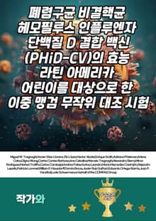 폐렴구균 비결핵균 헤모필루스 인플루엔자 단백질 D 결합 백신(PHiD-CV)의 효능: 라틴 아메리카 어린이를 대상으로 한 이중 맹검 무작위 대조 시험