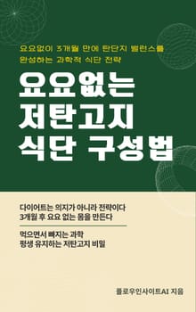 요요 없는 저탄고지 식단 구성법