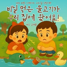 비닐 먹은 물고기가 우리 집에 왔어요!