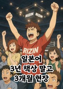 일본어 3년 책상 말고 3개월 현장