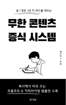 글 1개로 1년 치 피드를 채우는 무한 콘텐츠 증식 시스템