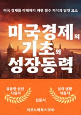 미국 경제의 기초와 성장 동력 표지 이미지