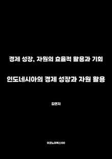 인도네시아의 경제 성장과 자원 활용