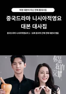 중국드라마 니시아적영요 대본 대사집