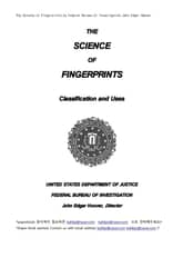 손지문학문The Science of Fingerprints 표지 이미지