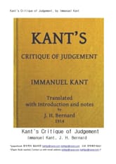 칸트의 판단비판Kant's Critique of Judgement 표지 이미지