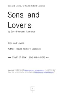 아들과 연인SONS AND LOVERS