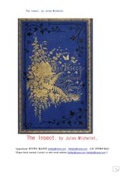 곤충.The Insect, by Jules Michelet