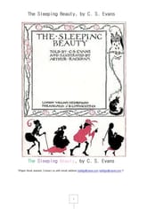 잠자는 미녀.The Sleeping Beauty, by C. S. Evans 표지 이미지