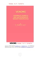 베놈 독.Venoms, by A. Calmette 표지 이미지