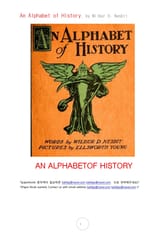 알파벳 역사 (An Alphabet of History, by Wilbur D. Nesbit) 표지 이미지