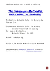 멜버른에서 웨슬리 감리교도 (The Wesleyan Methodist Pulpit in Malvern, by Knowles King) 표지 이미지