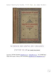 미국 5학년 리딩책 (School Reading By Grades: Fifth Year, by James Baldwin)