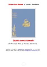 그림이 들어있는 동물들의 이야기 (Stories about Animals: with Pictures to Match by Francis C. Woodworth) 표지 이미지