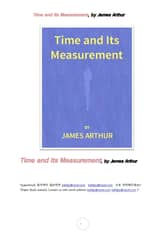 시간과 시간측정시계 (Time and Its Measurement, by James Arthur) 표지 이미지