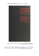 모던 에세이.The Book of Modern Essays, by Various. 표지 이미지