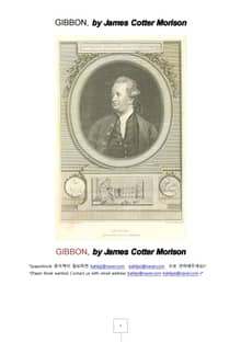 깁본.GIBBON, by James Cotter Morison