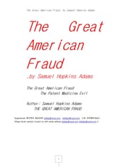 위대한 미국인의 사기극 (The Great American Fraud, by Samuel Hopkins Adams) 표지 이미지