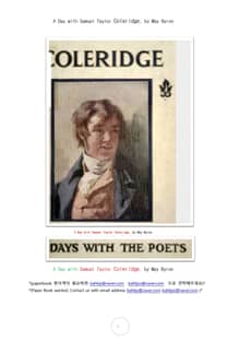 사무엘 테일러 쿨리지와 함께하는 날 (A Day with Samuel Taylor Coleridge, by May Byron)