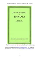 스피노자의 철학 (The Philosophy of Spinoza, by Baruch de Spinoza) 표지 이미지