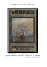 터너 영국풍경화가 (The Book of Turner, by C. Lewis Hind) 표지 이미지