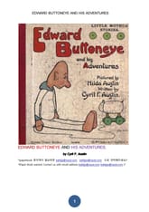 에드워드버톤니의 모험 그림책 (EDWARD BUTTONEYE AND HIS ADVENTURES, by Cyril F. Austin) 표지 이미지