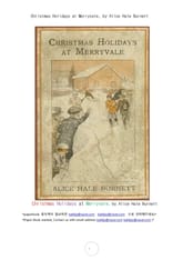메리빌에서 크리스마스휴일 (Christmas Holidays at Merryvale, by Alice Hale Burnett) 표지 이미지