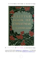 크리스마스의 작은 책자 (A Little Book of Christmas, by John Kendrick Bangs) 표지 이미지
