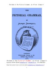 그림 영어문법 (The Book of The Pictorial Grammar, by Alfred Crowquill)