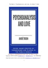 정신분석학과 사랑 (The Book of Psychoanalysis and Love, by Andre Tridon) 표지 이미지