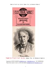 호킨스 전기의 안내서 (Hawkins Electrical Guide, Number One, by Nehemiah Hawkins) 표지 이미지