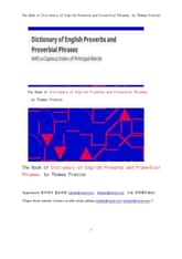 영어 격언과 격언적 영어숙어 사전 (The Book of Dictionary of English Proverbs and Proverbial Phrases) 표지 이미지