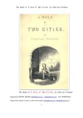 찰스디킨스의 두도시 이야기 (The Book of A Tale of Two Cities, by Charles Dickens) 표지 이미지