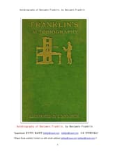 벤자민프랭크린의 자서전 (Autobiography of Benjamin Franklin, by Benjamin Franklin) 표지 이미지